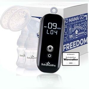 New Open Box / BabyBuddha Black Wearable Breast Pump